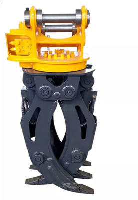 Q355B/NM400/HARDOX450 Excavadora 360Rotante de tipo hidráulico agarre de troncos para 9 toneladas CAT310 Agarre de madera de alta eficiencia