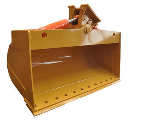 Cubo basculante de excavadora de fabricante chino de 0,3 m³ para excavadoras de 6-10 toneladas con tamaño personalizado, ángulo de inclinación de 180 grados con precio de fábrica