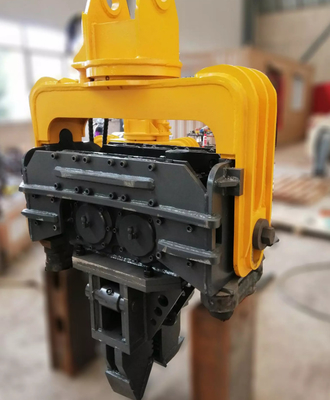 Excavadora de 45 toneladas Construcción de pilas Vibro martillo con brazo de vice Buena calidad producto de venta caliente