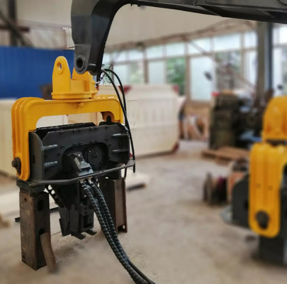 Excavadora de 45 toneladas Construcción de pilas Vibro martillo con brazo de vice Buena calidad producto de venta caliente