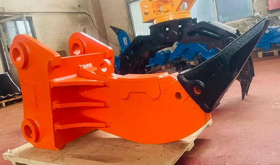 Destripador de excavadora de acero resistente al desgaste, destripador de raíces de excavadora SH220 DH220 de 21-24 toneladas para aflojar el suelo y romper rocas