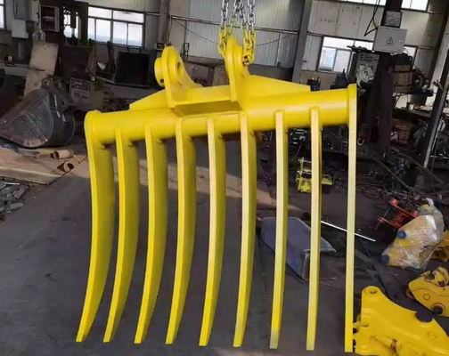 Recauchutador de raíz de excavadora de 10 toneladas para miniexcavadoras