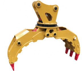 Q355B/NM400/HARDOX450 Excavadora 360Rotante de tipo hidráulico agarre de troncos para 9 toneladas CAT310 Agarre de madera de alta eficiencia