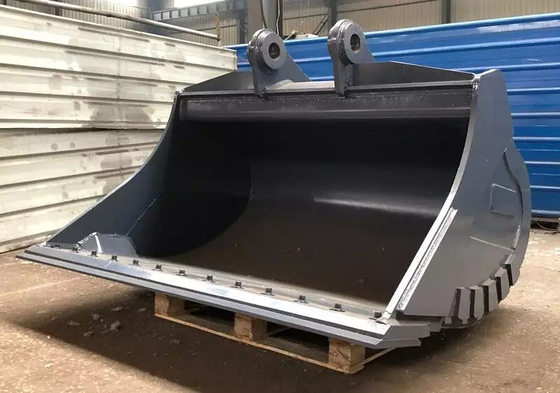 Cubo de excavadora de zanjas versátil amarillo / negro para diferentes sitios de construcción