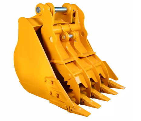 Peso 20-36 toneladas del excavador de gancho agarrador hidráulico de Rock Thumb Bucket para el acero del JCB JS240 JS360 Hardox