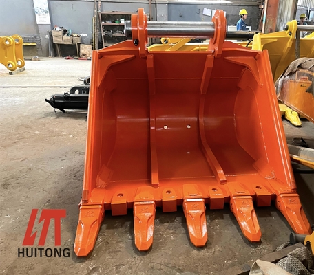 Cubo de excavadora de trabajo pesado 10-180 mm Alturas de corte Durabilidad Q355B