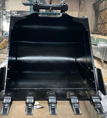 Cuchara de excavadora PC60, excavadora de 60 toneladas, 3,0 m³ estándar, cuchara de excavadora, cuchara GP, venta directa de fábrica de alta calidad