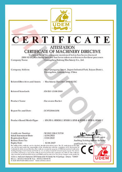 CHINA Guangzhou Huitong Machinery Co., Ltd. certificaciones